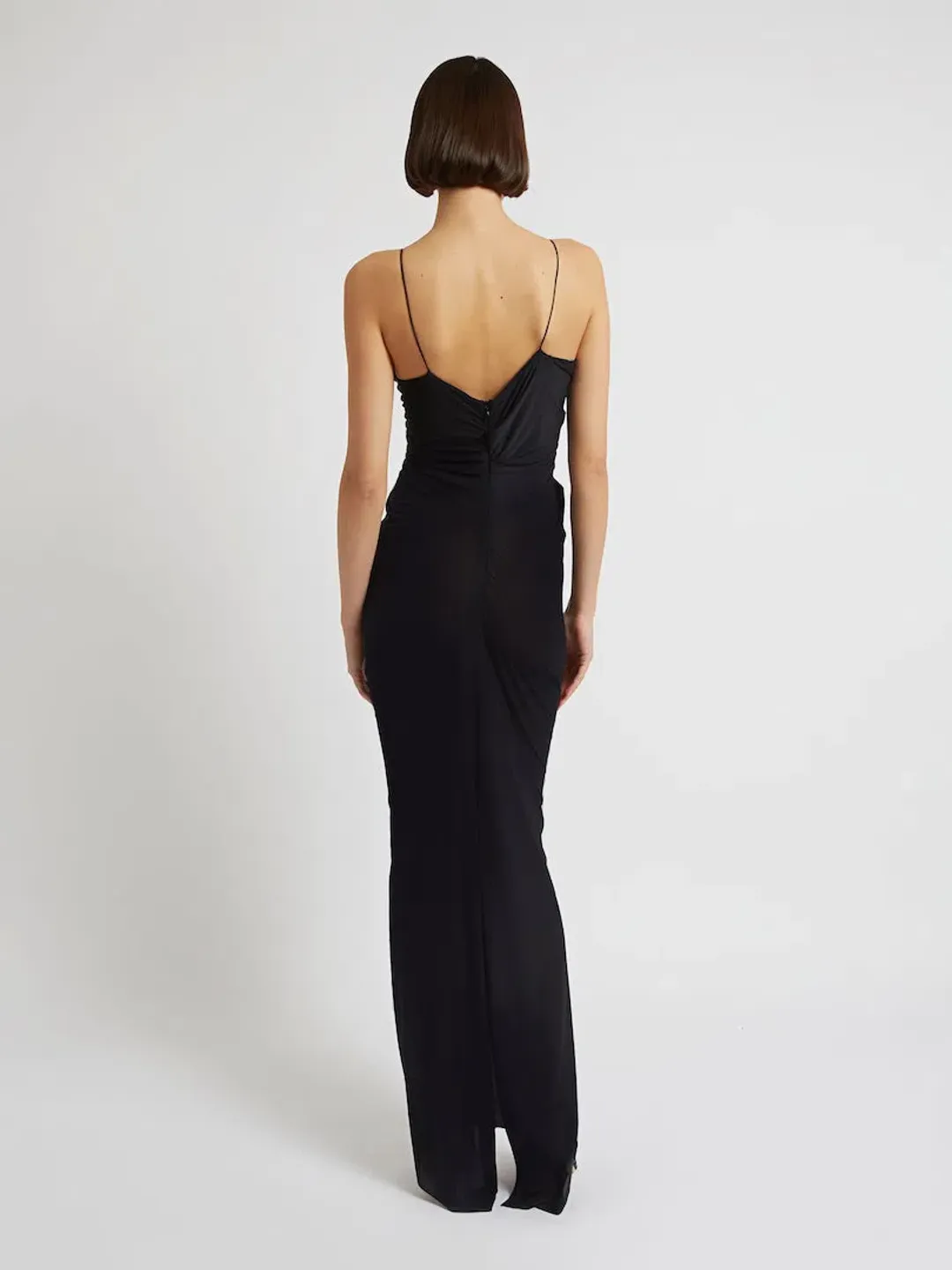 Christopher Esber Molded Venus Dress Black Size 6 for rent on The Volte - main image