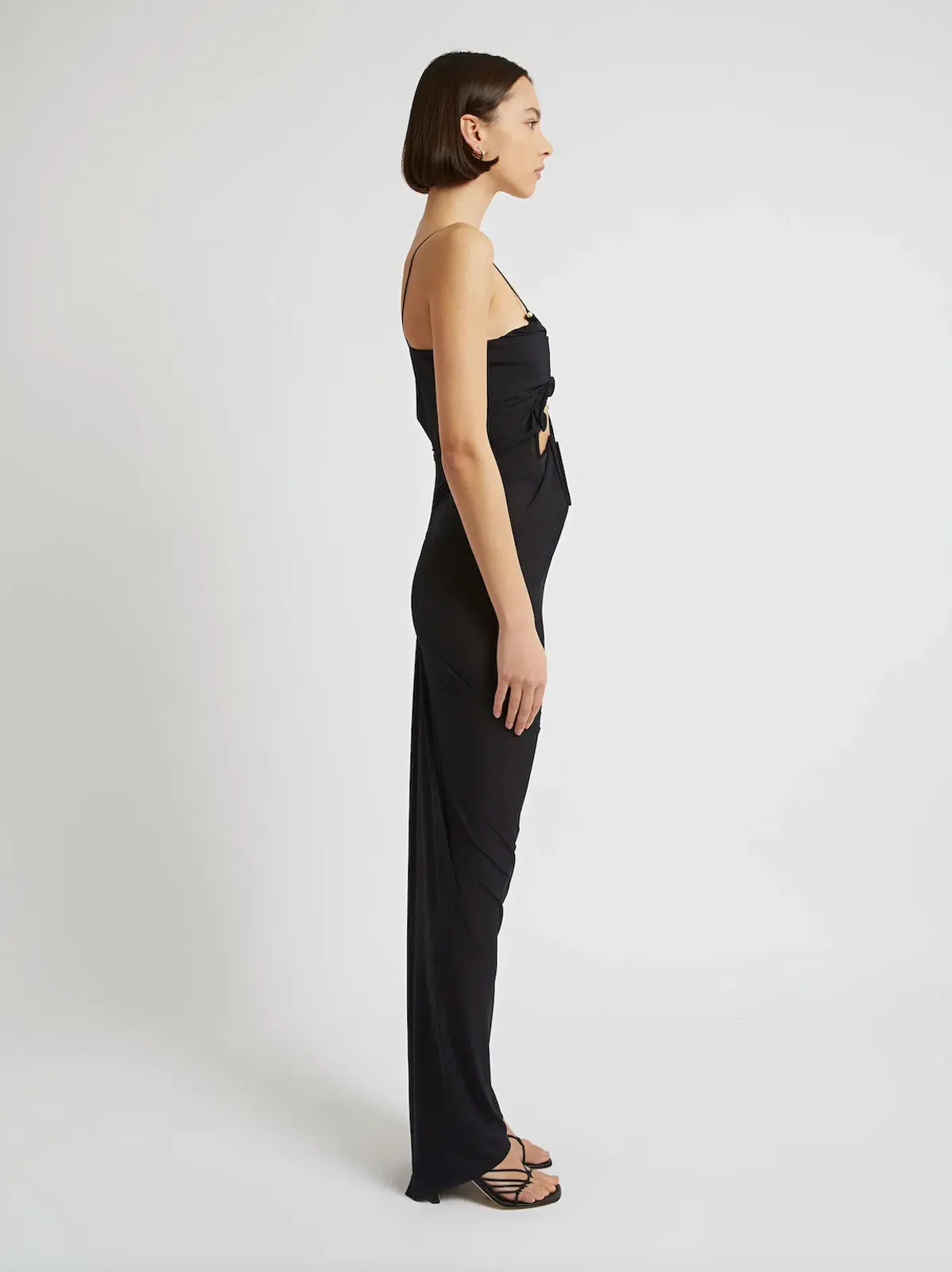 Christopher Esber Molded Venus Dress Black Size 6 - Image 4