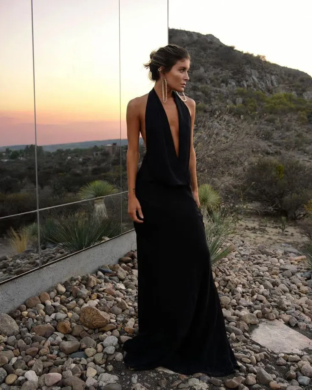 Rat & Boa Donyale Dress Black Size XS / AU 6 for rent on The Volte - main image