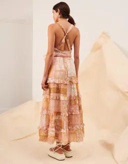 Kate Ford Larissa V Ruched Gown In Electra Size AU 12 for rent on The Volte - image 3