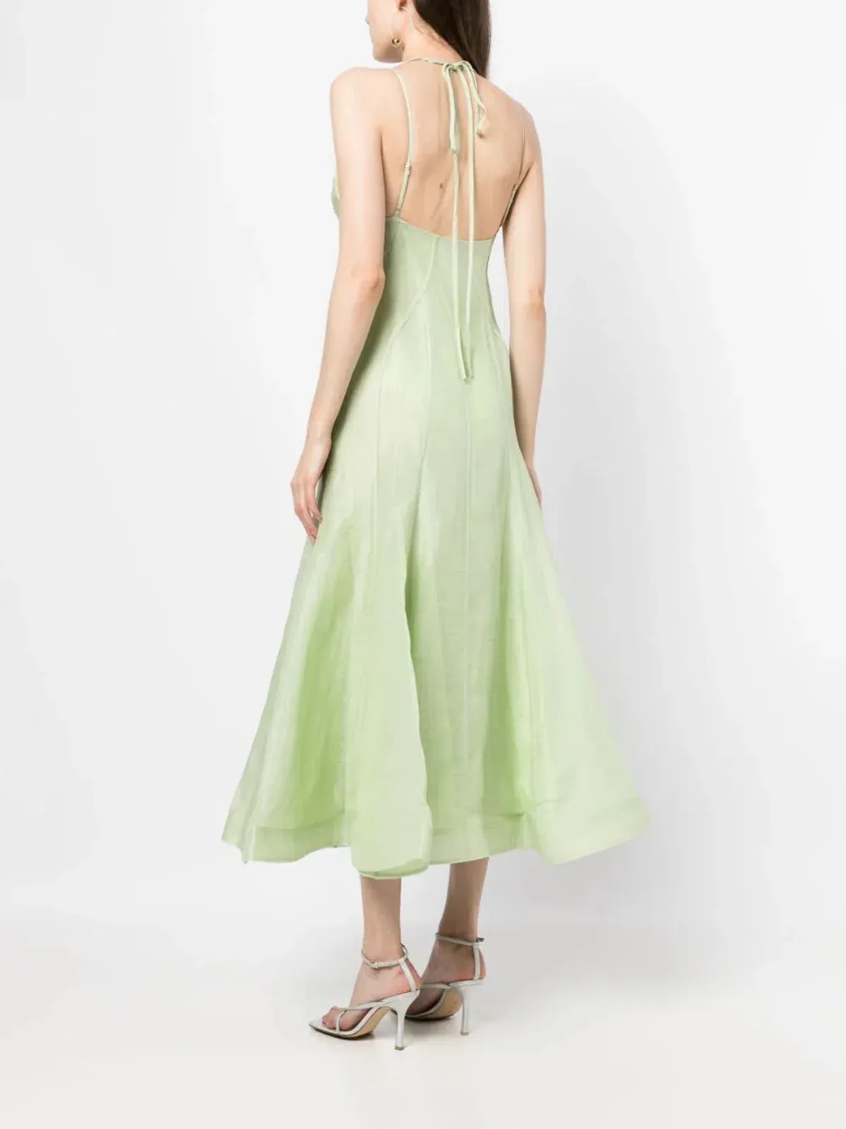 Leo Lin Gina Slip Midi Dress Mint Size 6 - Image 2