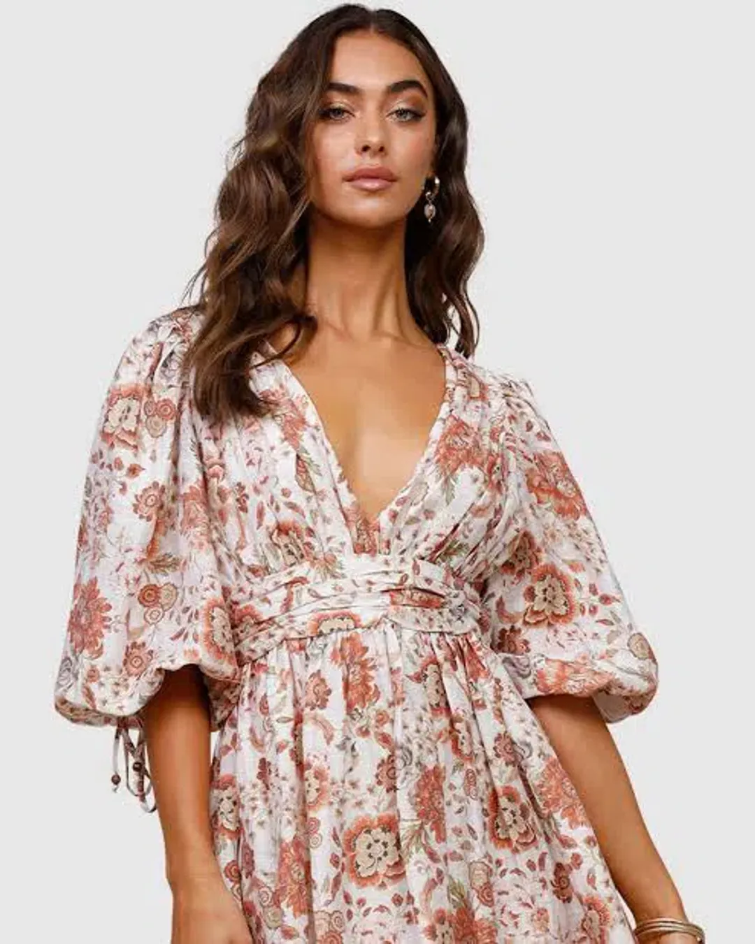 Ministry of Style Nu Boheme Mini Dress Floral Size 8 for rent on The Volte - main image