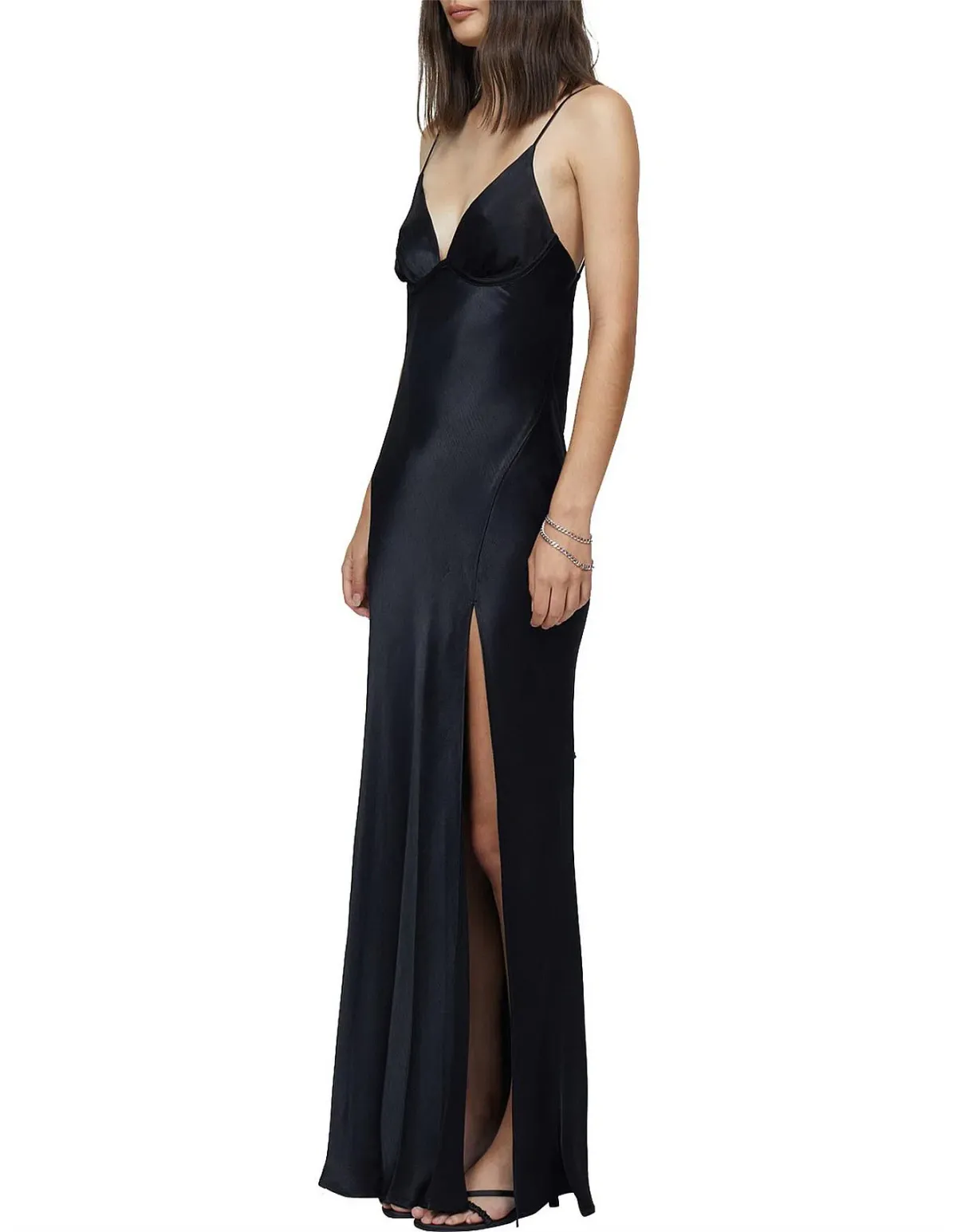 Bec & Bridge Ren Split Maxi Dress Black Size 6 - Image 2