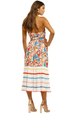 Talulah Merengue Midi Dress Tropicana Floral Multi Print Size 12 for rent on The Volte - image 2