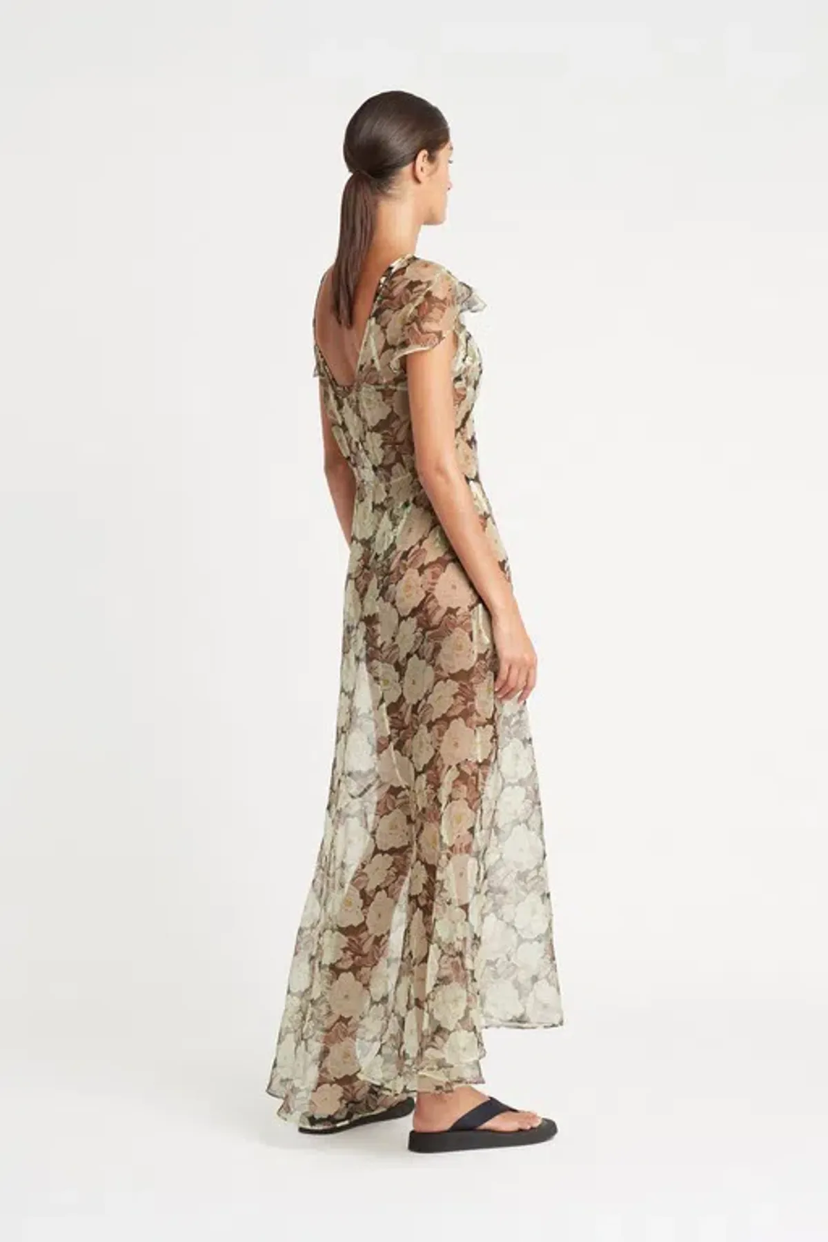 Sir the Label Sofia Low Back Gown In Vivienne Print Size 12 - Image 2