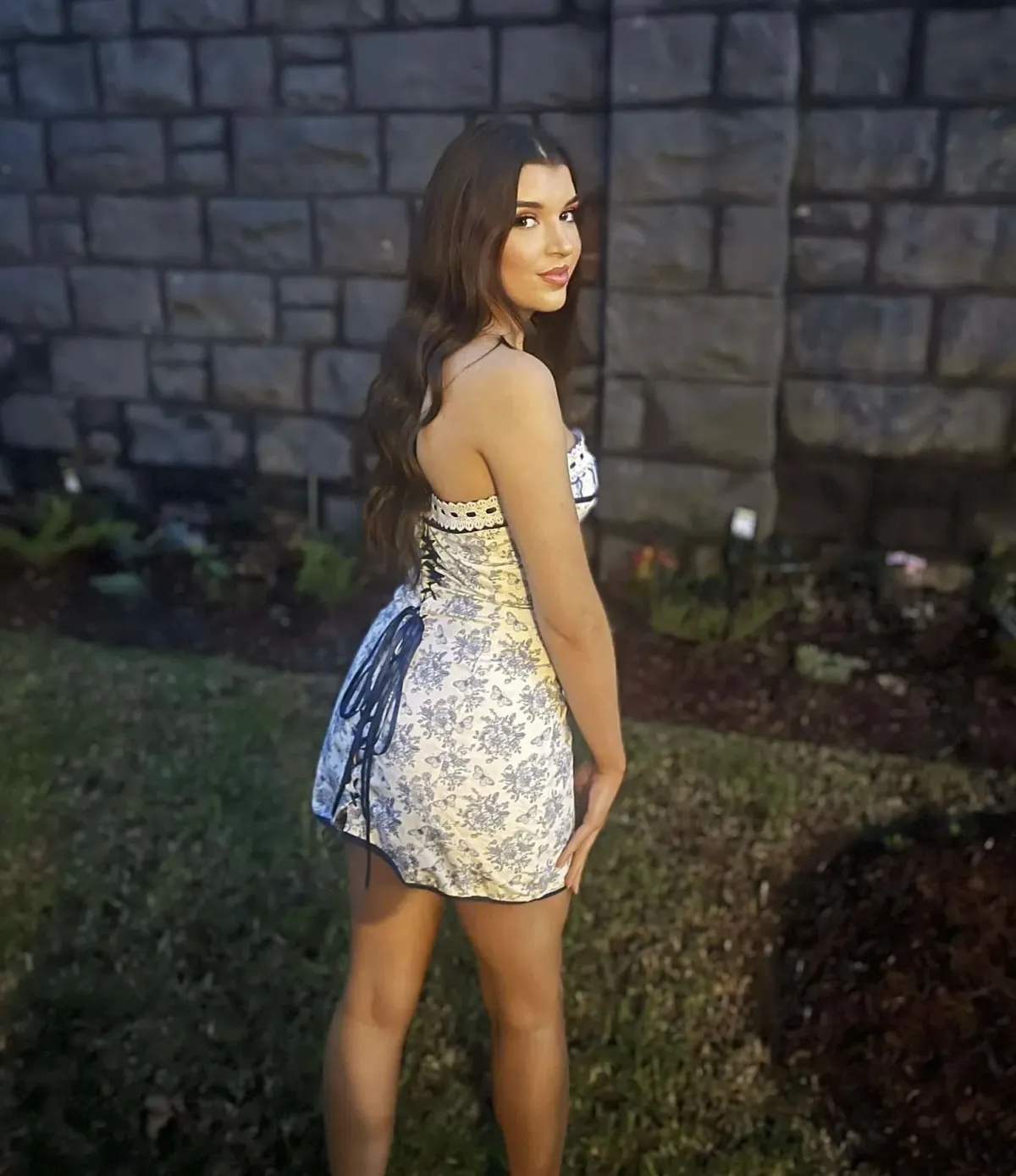 With Jean Sabrin Mini Corset Dress Multi Size L / AU !2 - Image 3