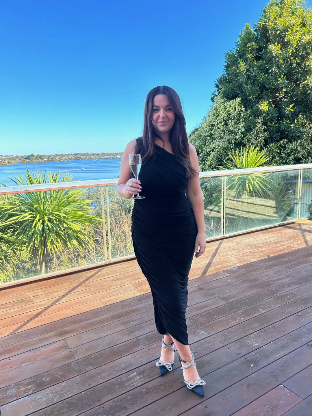 Norma Kamali Diana Gown in Black Size XL / AU 14 for rent on The Volte - main image