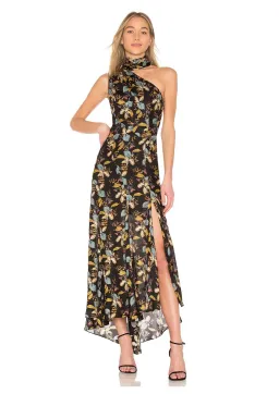 Nicholas Ava Tie Neck Maxi Dress Floral Size 10 for rent on The Volte - image 1