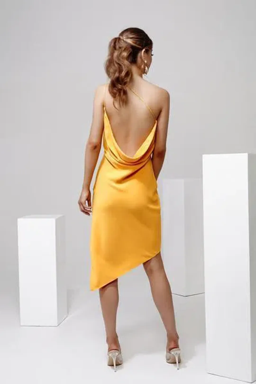 Derma Department Anya Dress Orange Size 6 for rent on The Volte - main image