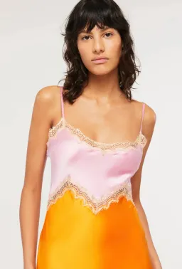 Ginia Hope Dress Pink/Orange Size 8 for rent on The Volte - image 2