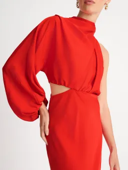 Sheike Olivia Maxi Dress Red Size 6 for rent on The Volte - image 2