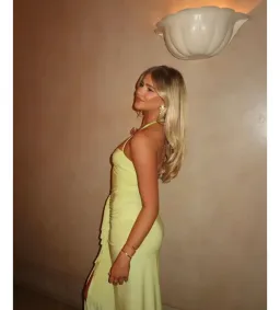 Natalie Rolt Shontae Gown Citron Size 1/AU 8 for rent on The Volte - image 3