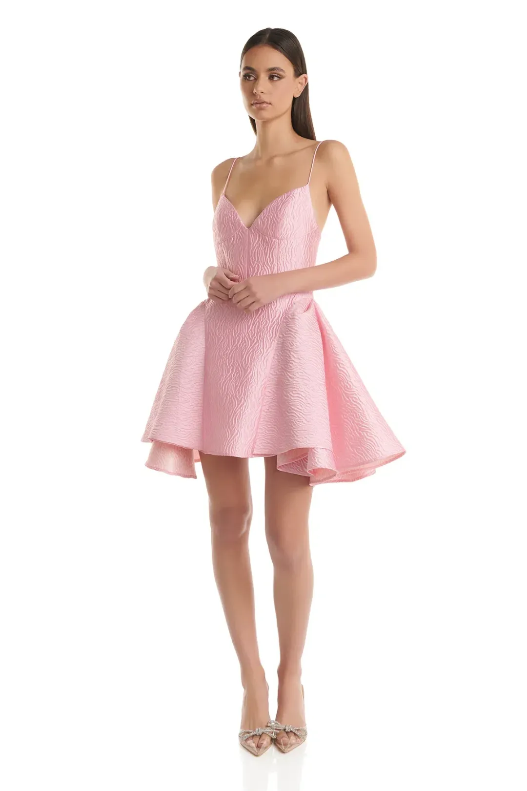 Eliya The Label Mirabella Dress Pink Size AU 6 for rent on The Volte - main image