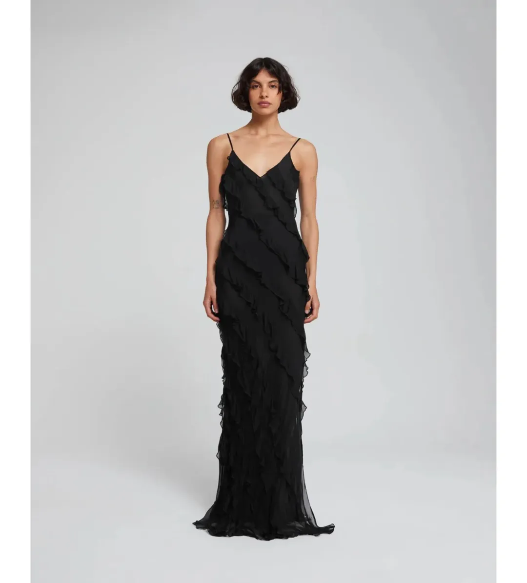 Rat & Boa Selena Maxi Dress Black Size S/AU 8 for rent on The Volte - main image