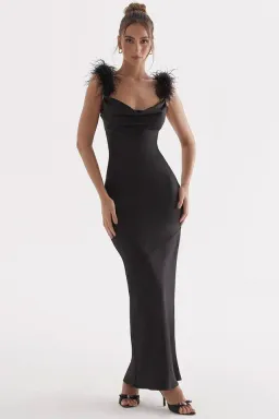House of CB Tabitha Dress Black Size M/Au 10 for rent on The Volte - image 1
