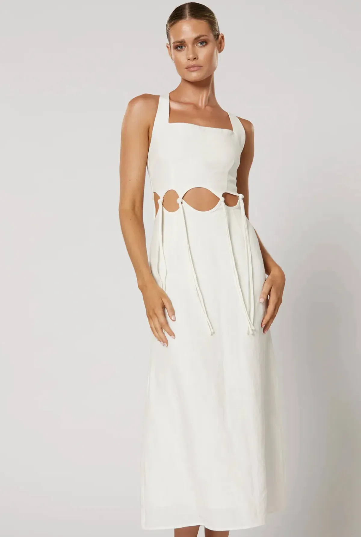 Winona Kalina Midi Dress in White Size M / AU 10 - Image 3