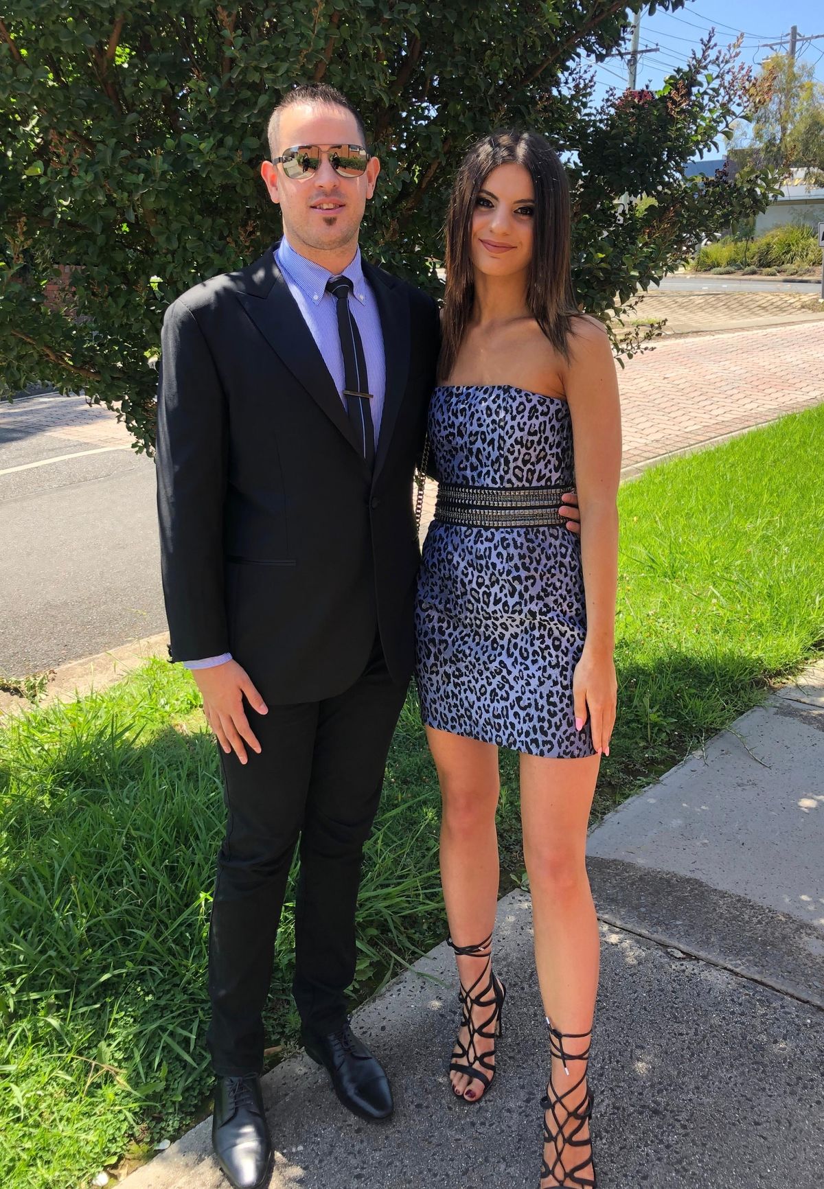 Eliyah the Label Zenith Dress Blue Size 8 - Image 5