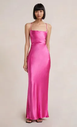Bec & Bridge Loren Maxi Dress Deep Pink Size 6 for rent on The Volte - image 4