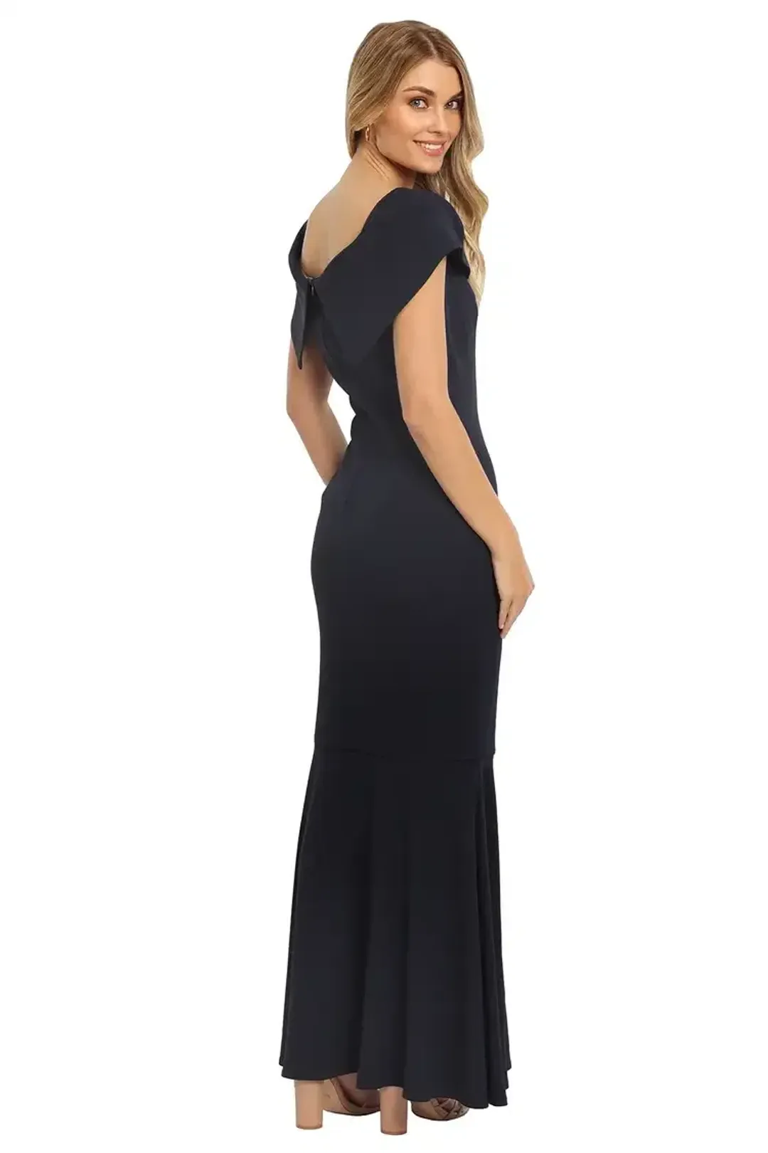 Camilla and Marc Akane Gown Navy Size 6 for rent on The Volte - main image