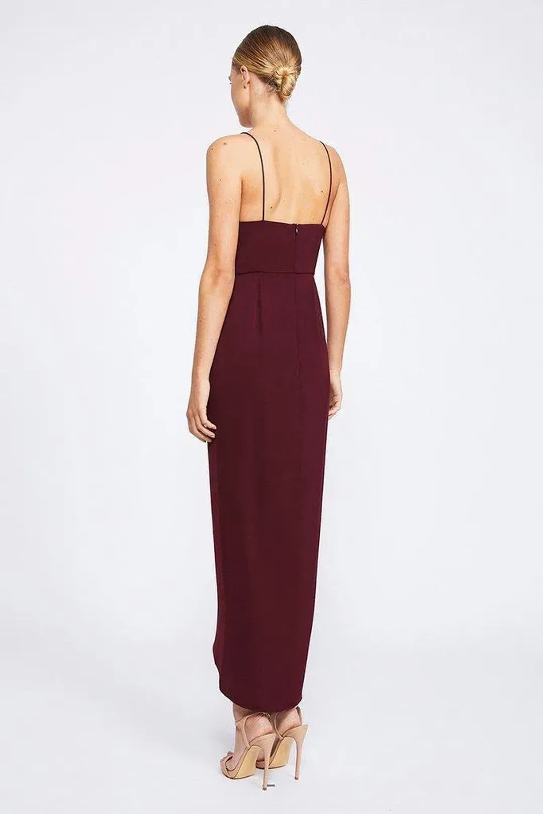Shona Joy Cocktail Dress Burgundy Size 8 for rent on The Volte - main image