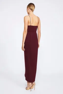 Shona Joy Cocktail Dress Burgundy Size 8 for rent on The Volte - image 2