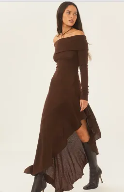 Arcina Ori Bella Dress Brown Size AU 6 for rent on The Volte - image 2