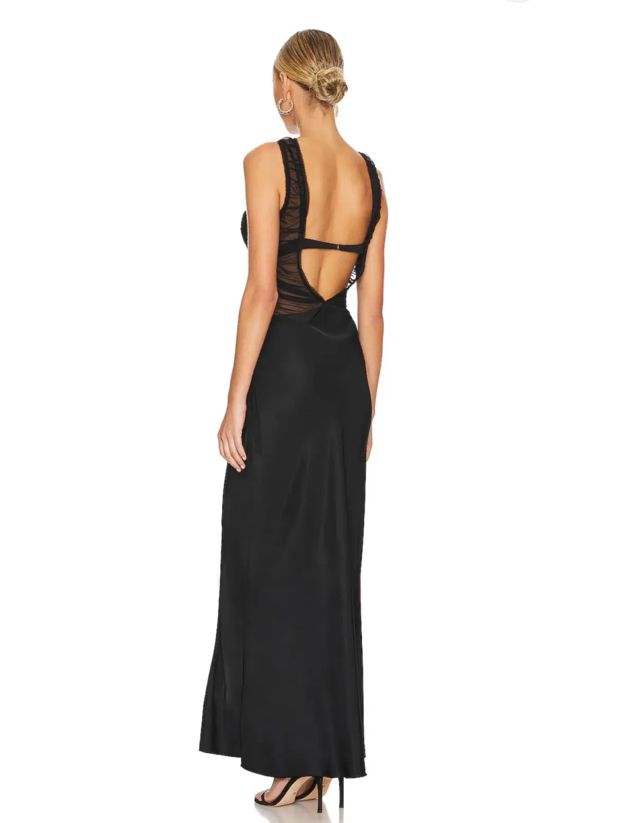 Bec & Bridge Naomi Split Maxi Dress Black Size AU 6 - Image 3