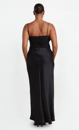Bec & Bridge Hazel Twist Maxi Dress Black Size AU 10 for rent on The Volte - image 4
