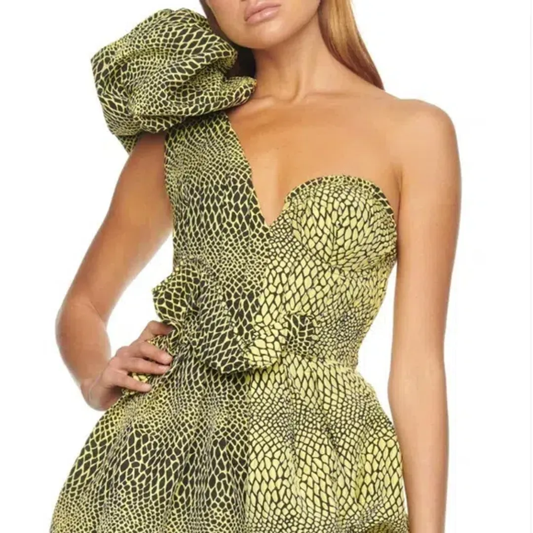 Eliya the Label Imperial Mini Dress Print Size 10 for rent on The Volte - main image