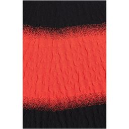 Alexander McQueen Red and Black Textured Fit & Flare Dress size 8 for rent on The Volte - image 2