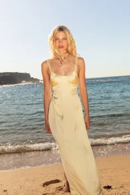 Hansen and Gretel Carlos Dress Lemon Size small for rent on The Volte - image 4