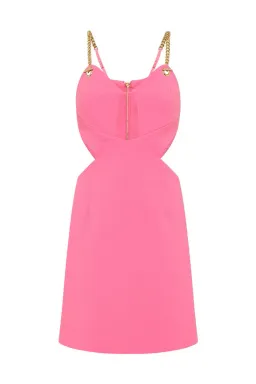 Rebecca Vallance Dulce Amore Mini Dress Pink Size 6 for rent on The Volte - image 4
