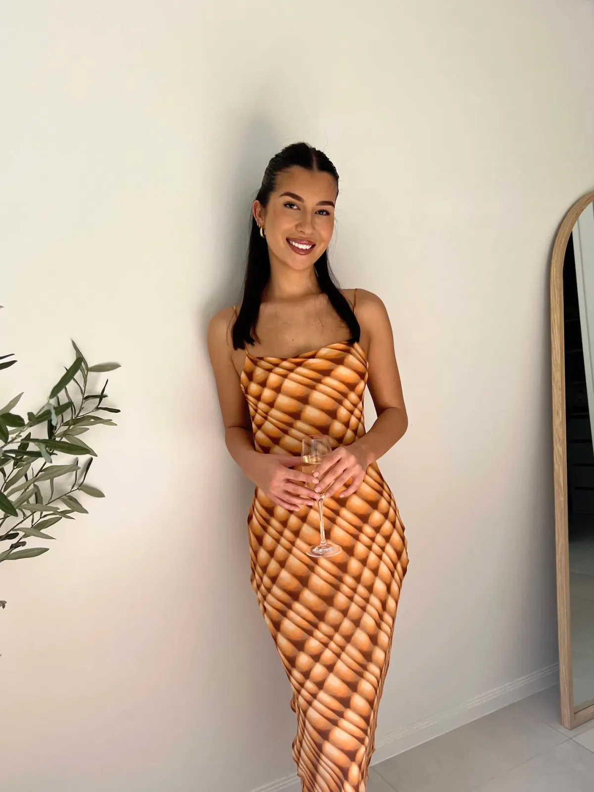 Bec & Bridge Soleil Slip Maxi Dress Print Size 8 - Image 2