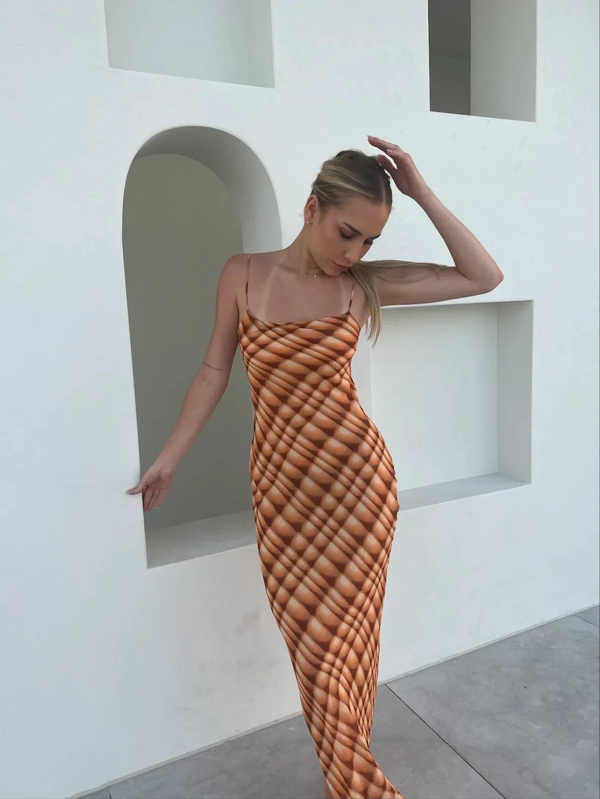 Bec & Bridge Soleil Slip Maxi Dress Print Size 8 - Image 5