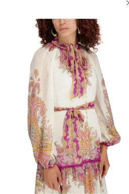 Zimmermann Teddy Tiered Midi Dress Multi Size 0P / AU 6 for rent on The Volte - image 2