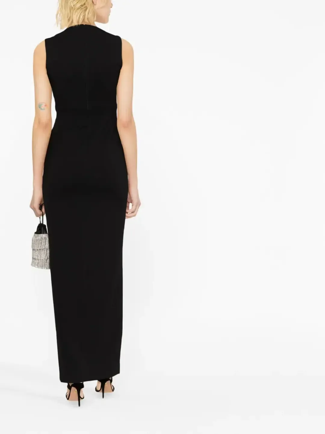 Solace London Sofia Maxi Dress in Black Size 10 for rent on The Volte - main image