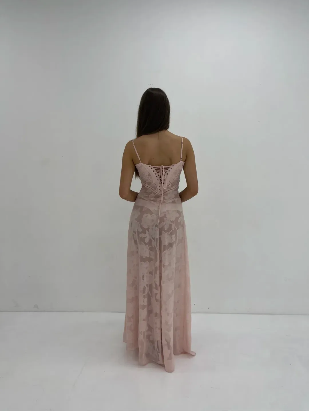 House of CB Seren Gown Pink Size S/Au 8 for rent on The Volte - main image