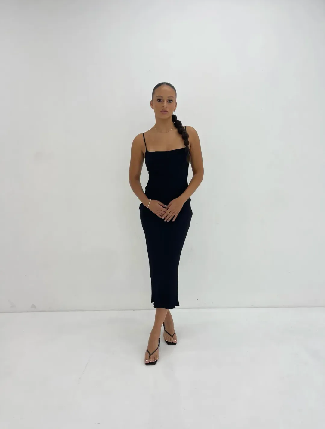 Bec & Bridge Malyka Maxi Dress Black Size 8 for rent on The Volte - main image