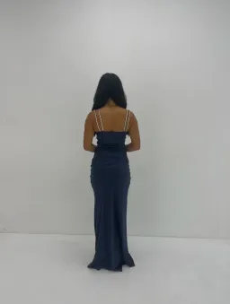 Natalie Rolt Cecilia Gown Navy Blue Size 1 / AU 8 for rent on The Volte - image 3