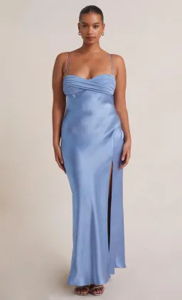 Bec & Bridge Julieta Maxi Dress in Dusk Blue Size 8 for rent on The Volte - image 4