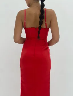 House of CB Shani Gown Red Size Small/Au 8 for rent on The Volte - image 4