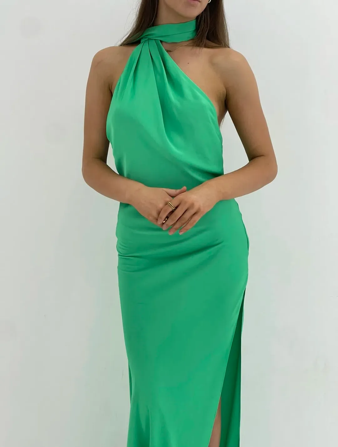 Rat & Boa Azzara Gown Green Size XS/AU 6 for rent on The Volte - main image