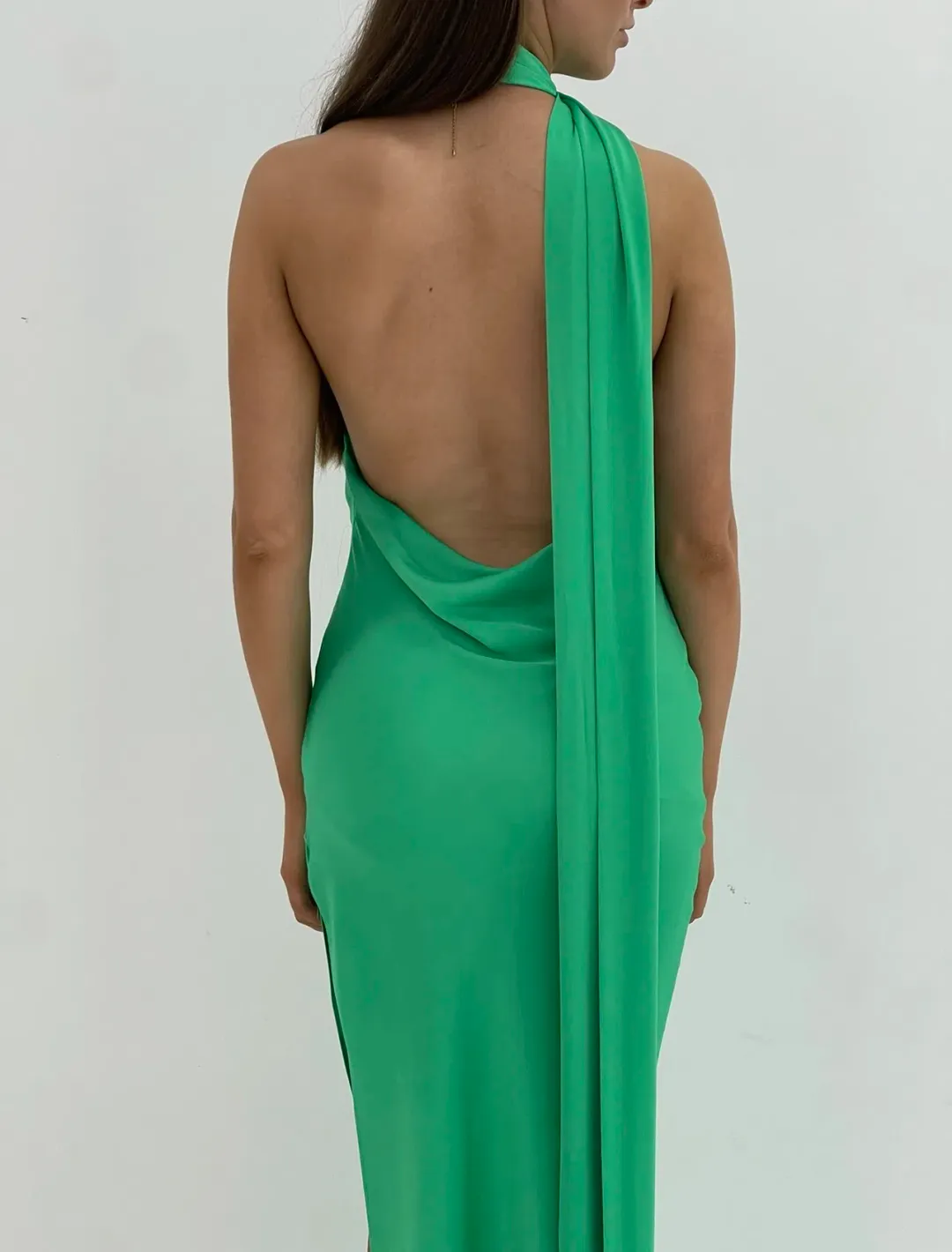 Rat & Boa Azzara Gown Green Size XS/AU 6 for rent on The Volte - main image