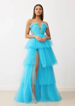 Lexi Cruz Dress Turquoise Size 14 for rent on The Volte - image 1