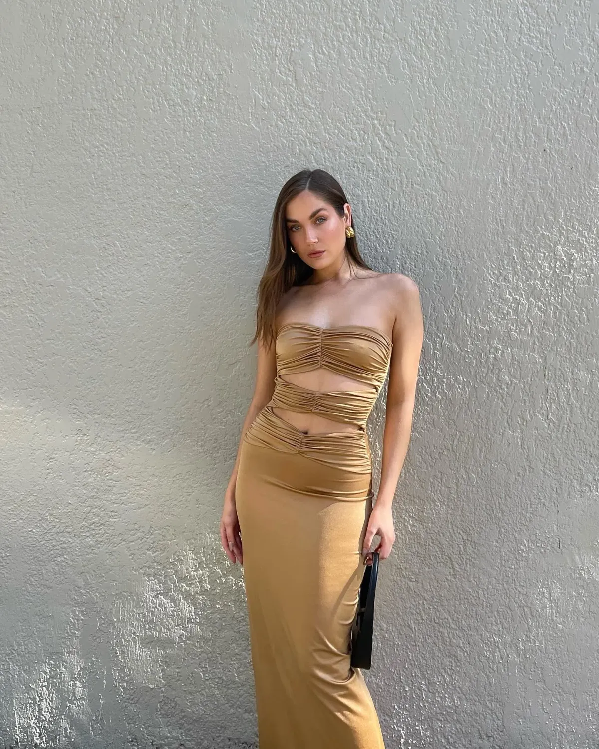 Maygel Coronel Dorato Dress Gold One Size - Image 2