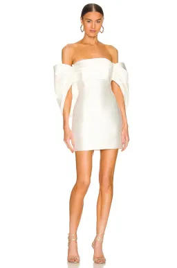 Solace London Elina Mini Dress White Size 6 for rent on The Volte - image 1