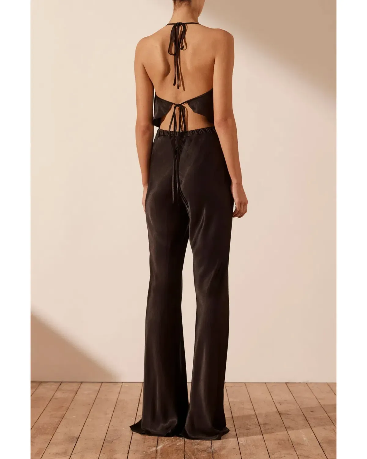 Shona Joy Camille Bias Cut Pants Black Size AU 12 - Image 2