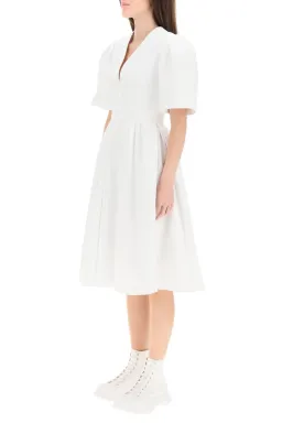 Alexander McQueen Piquet Midi Dress White Size S / Au 8 for rent on The Volte - image 2