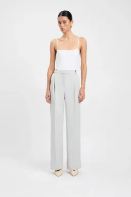 Kookai Ariel Pleated Pant Soft Grey Size AU 8 for rent on The Volte - image 1