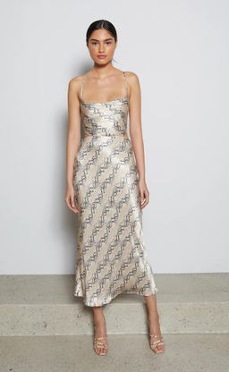 Bec and Bridge Python Midi Dress Size 10 for rent on The Volte - image 1
